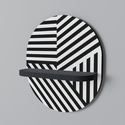 LATTICE LINES Art Shelf