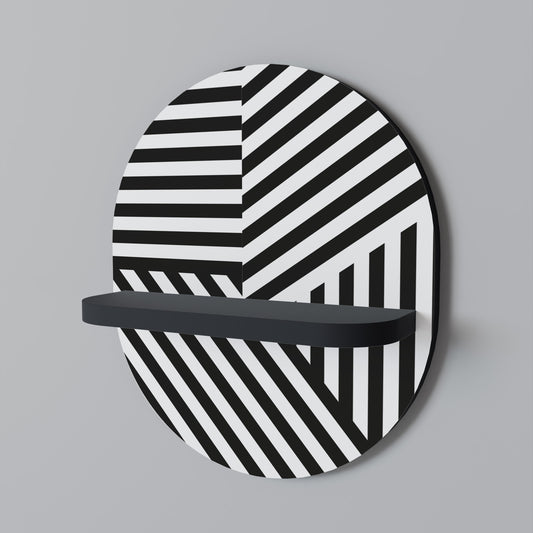 LATTICE LINES Art Shelf