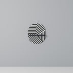 LATTICE LINES Decorative Art Shelf