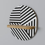 LATTICE LINES Decorative Art Shelf