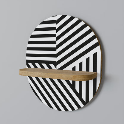 LATTICE LINES Art Shelf