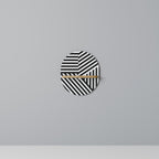 LATTICE LINES Decorative Art Shelf