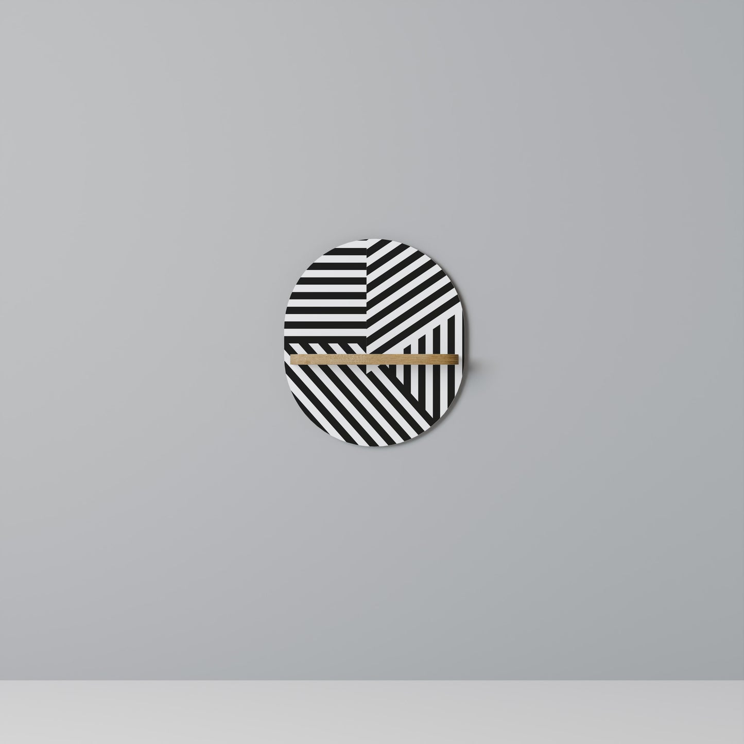 LATTICE LINES Art Shelf