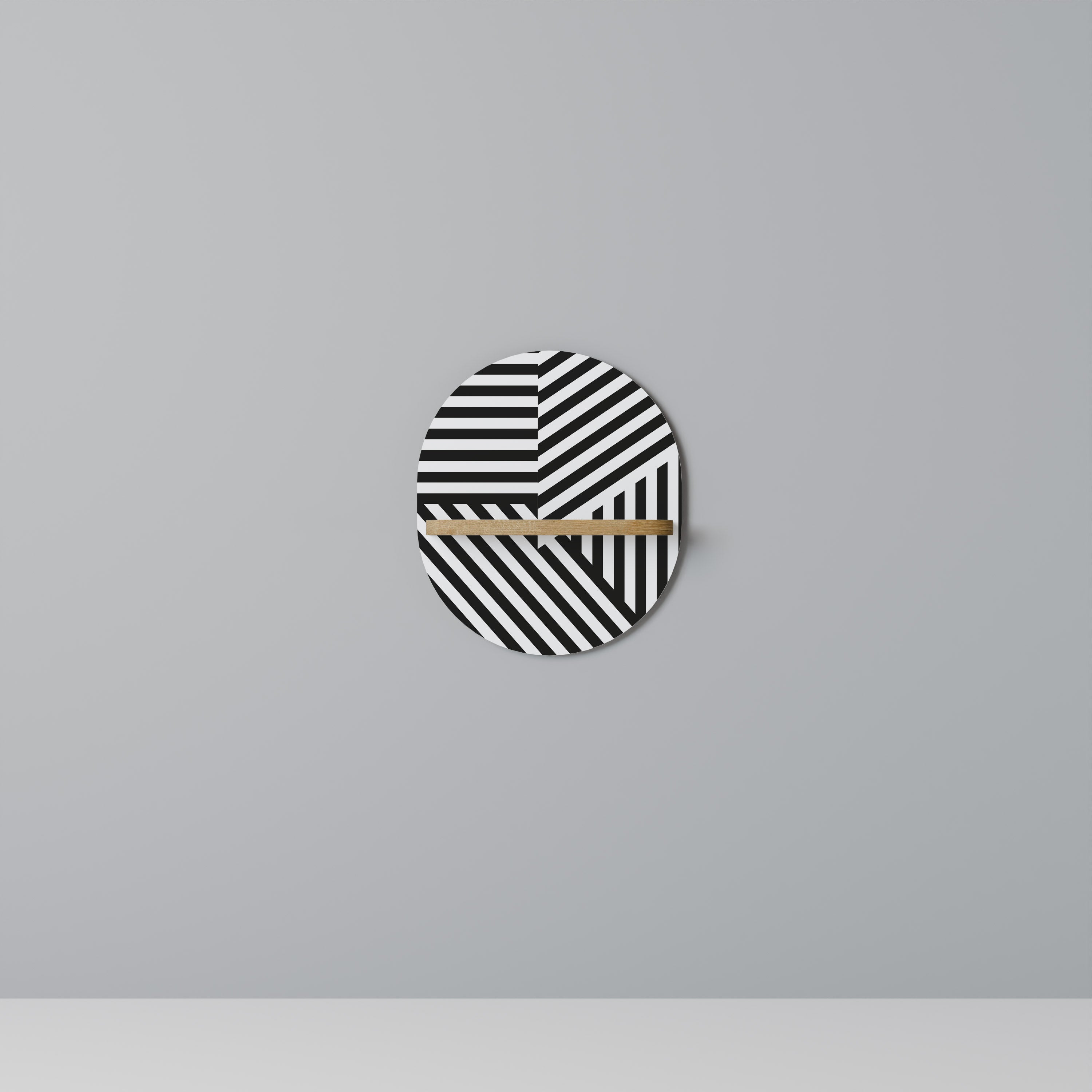 LATTICE LINES Decorative Art Shelf