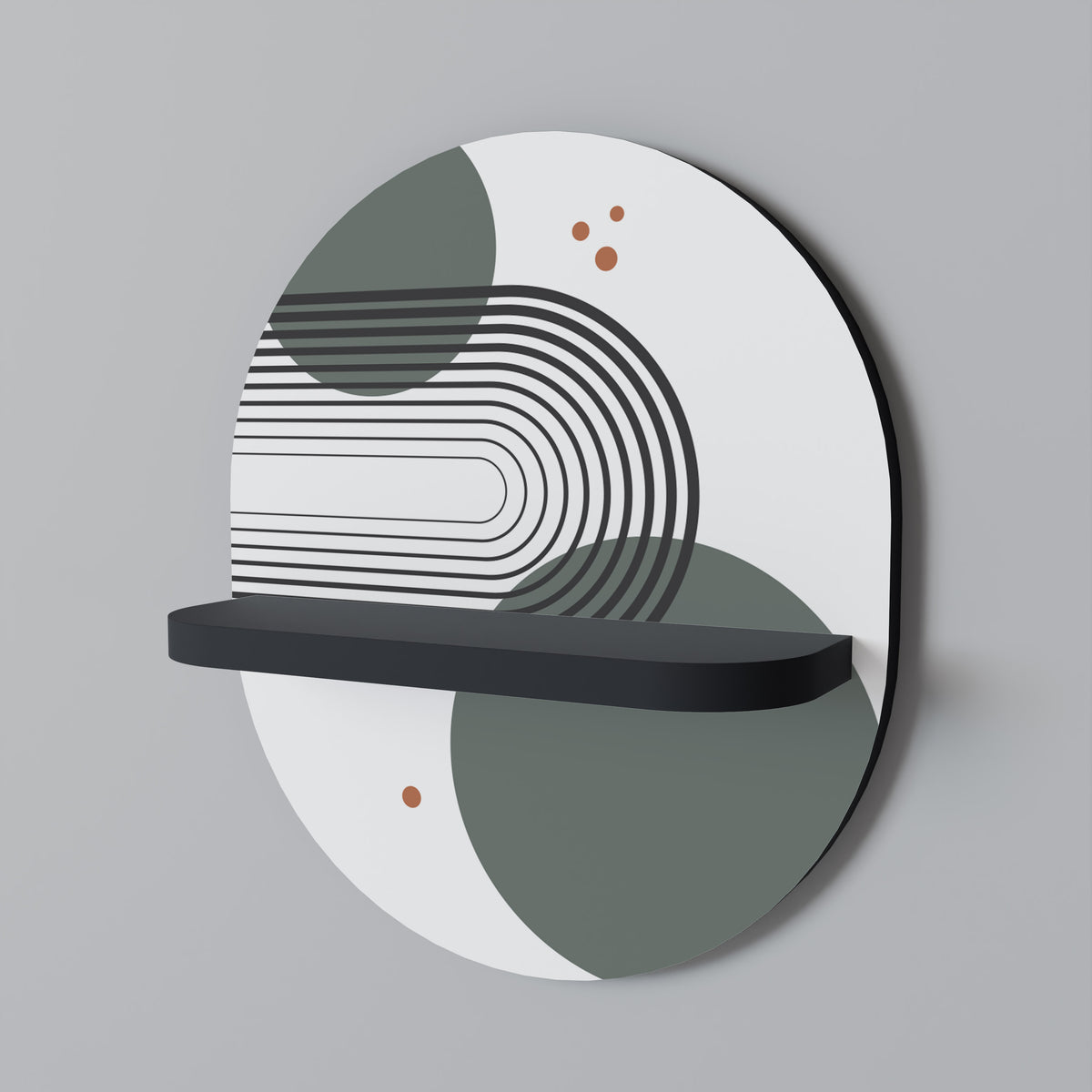 ORBITAL DECOR Dekoratives Wandregal