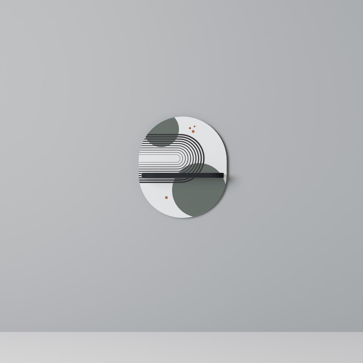 ORBITAL DECOR Dekoratives Wandregal