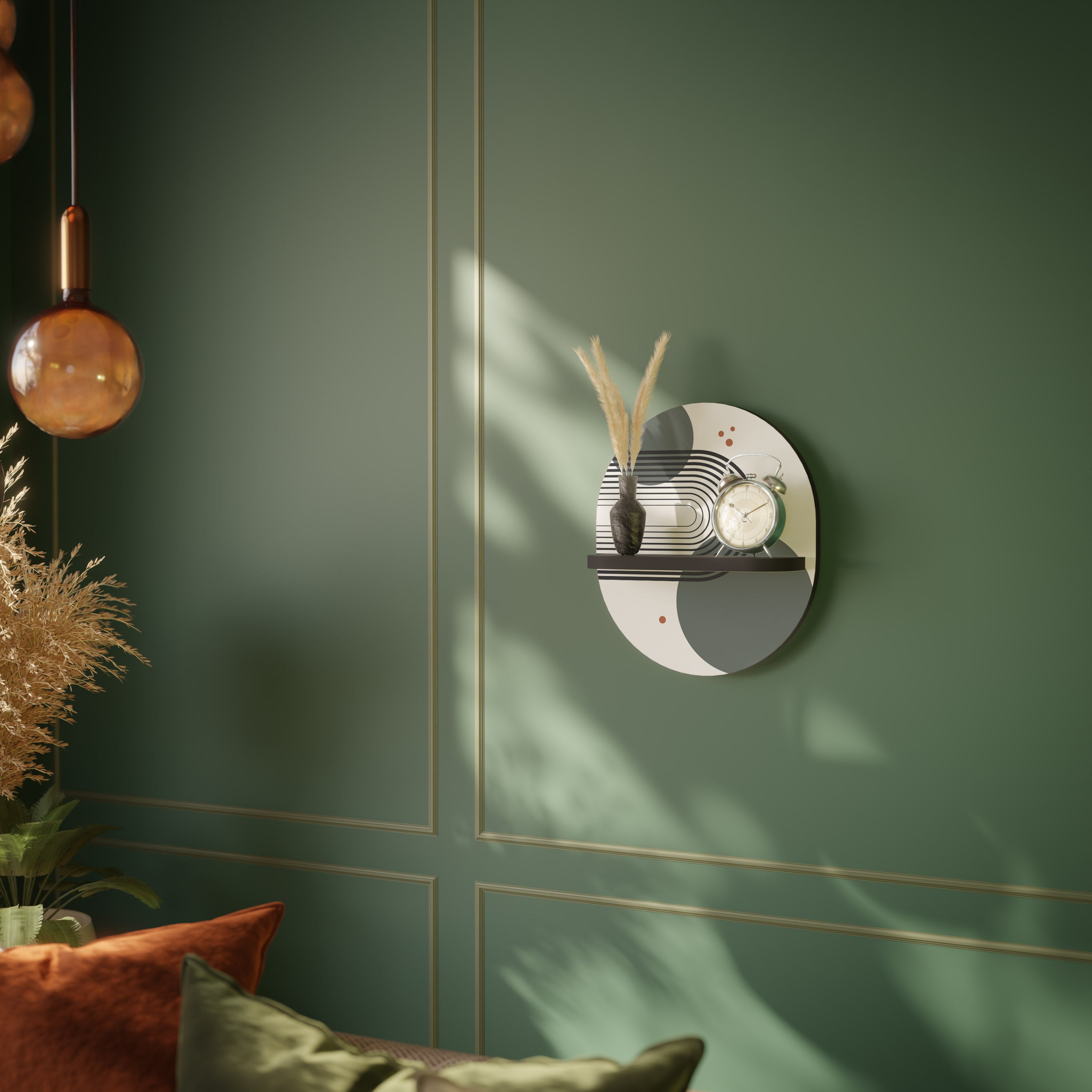 ORBITAL DECOR Decorative Art Shelf