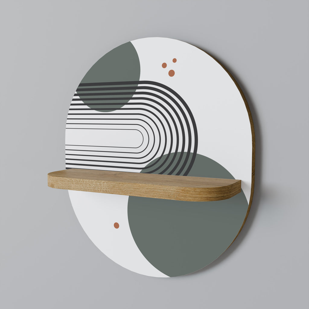 ORBITAL DECOR Decorative Art Shelf