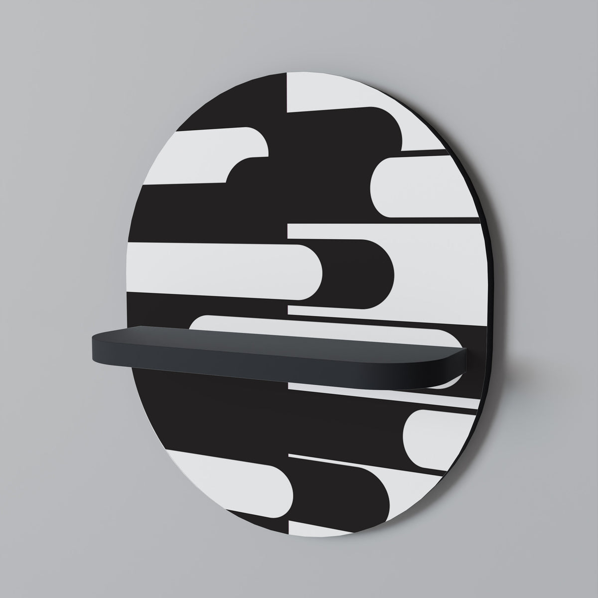 ACHROMATIC CONTRAST Dekoratives Wandregal