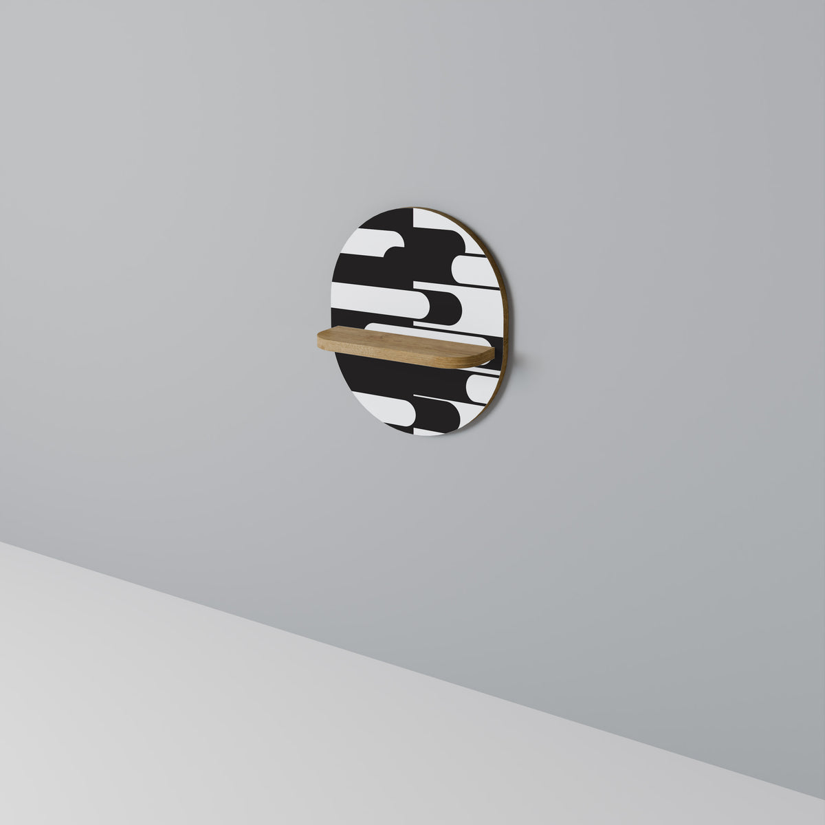 ACHROMATIC CONTRAST Dekoratives Wandregal