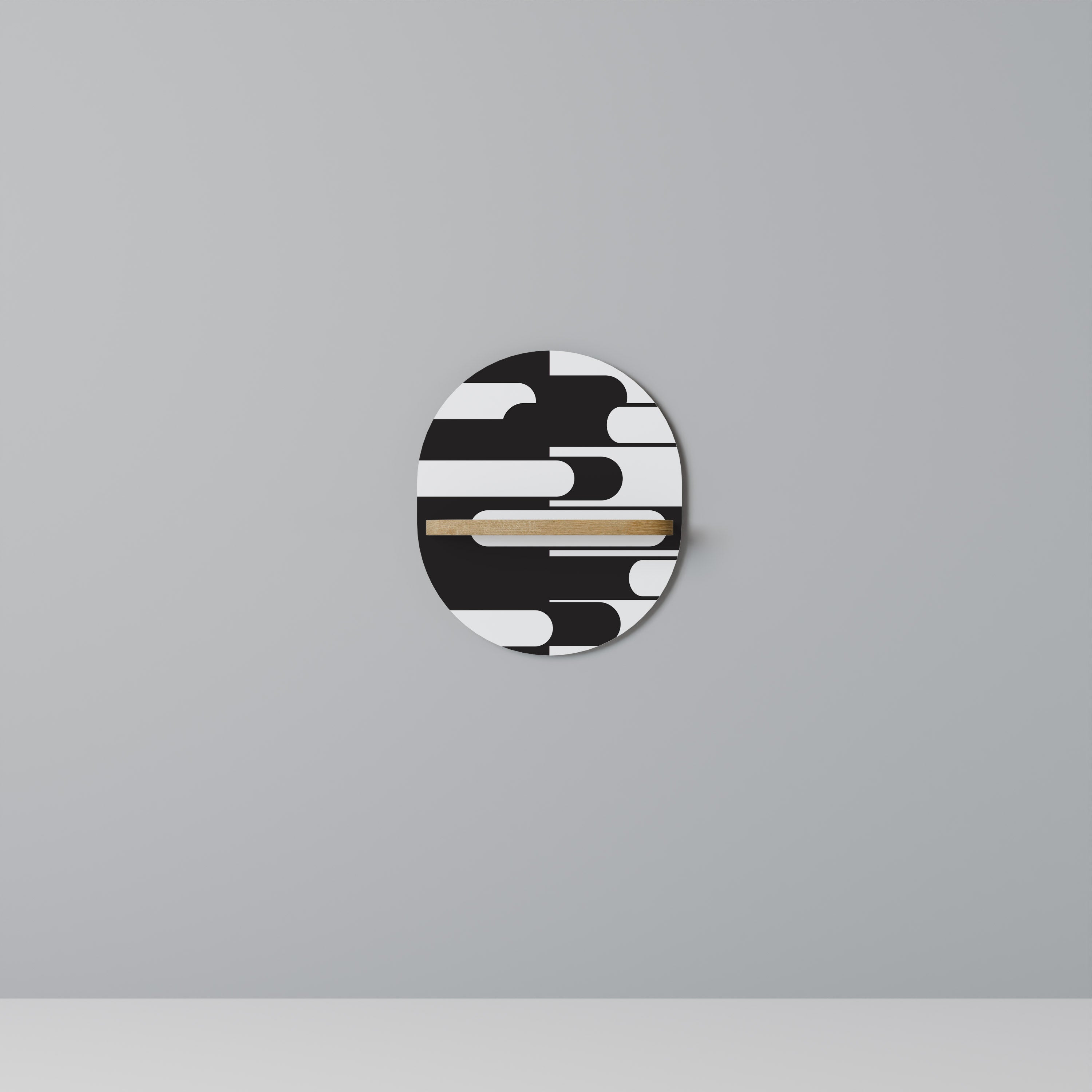 ACHROMATIC CONTRAST Decorative Art Shelf