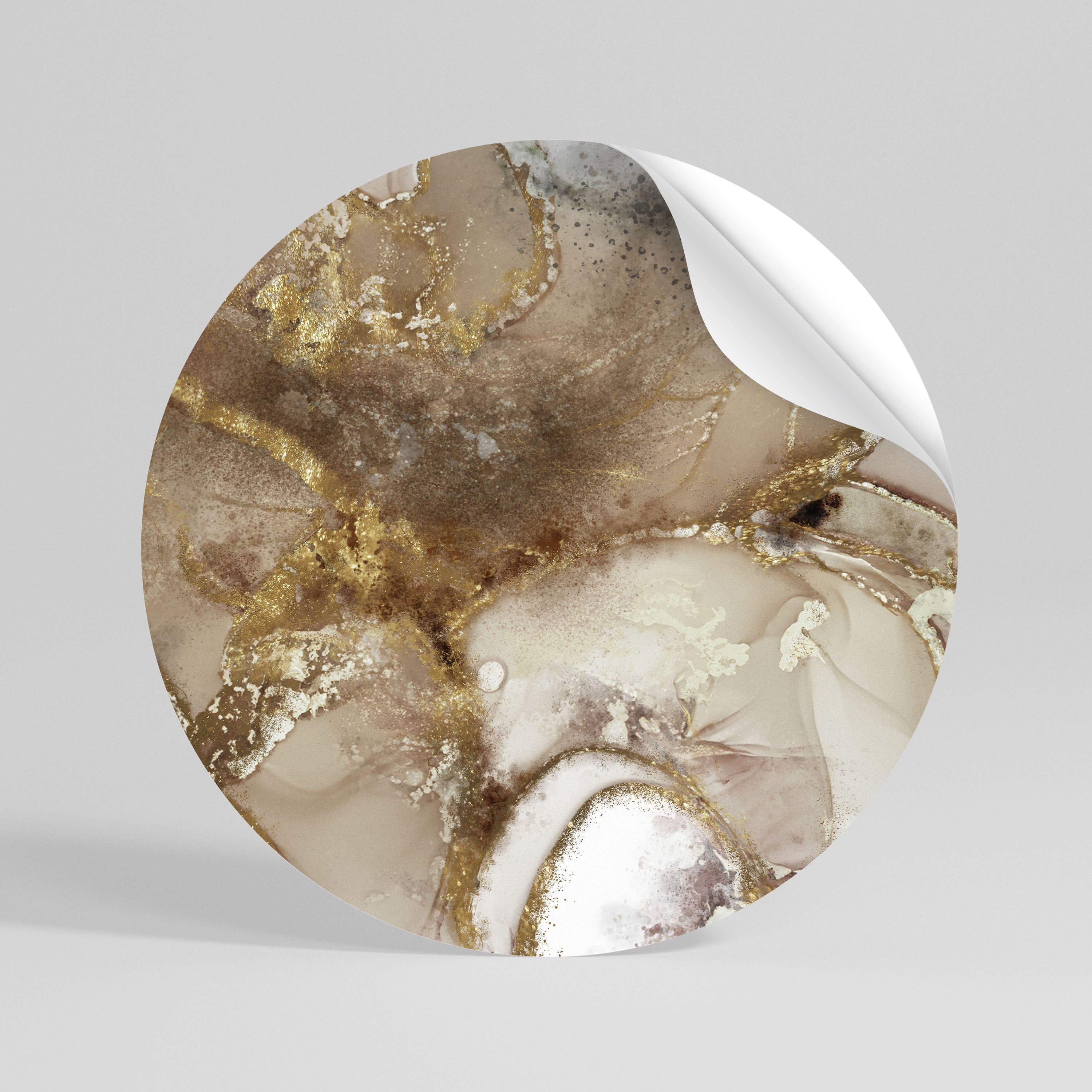 CALMING STREAMS Rund väggdekal