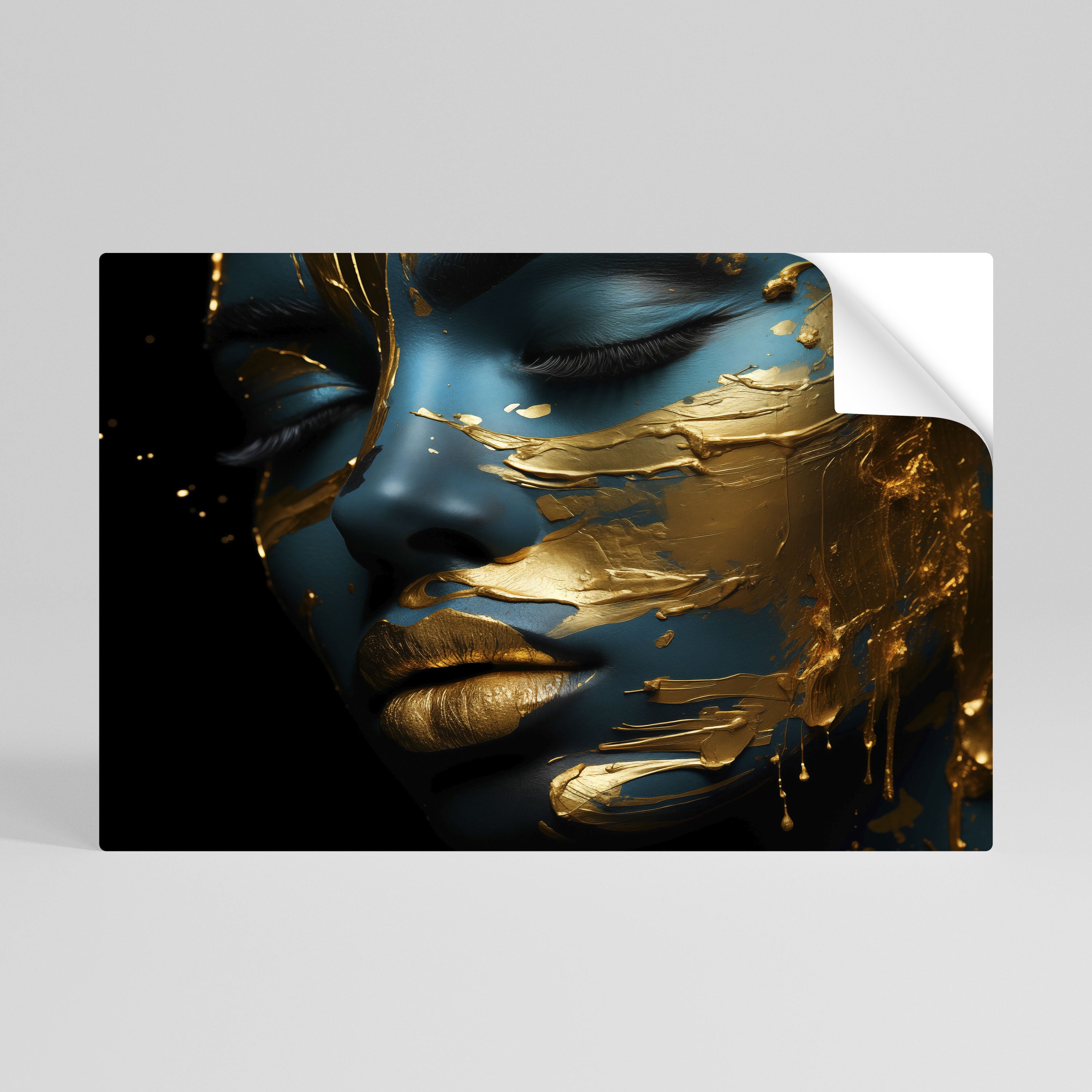 GLOWING ELEGANCE Selbstklebendes Horizontal-Poster