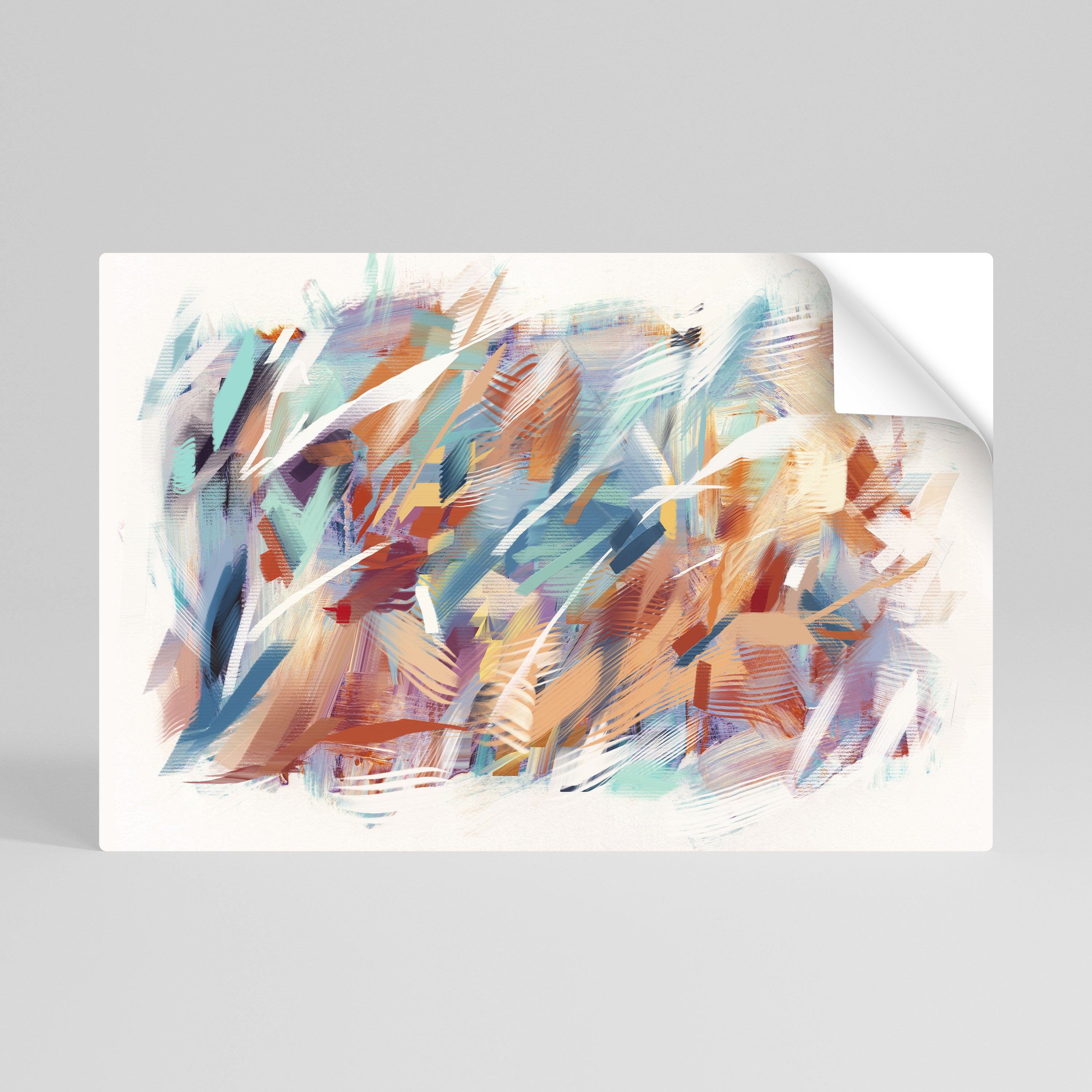 DREAMLIKE PALETTE Selbstklebendes Horizontal-Poster