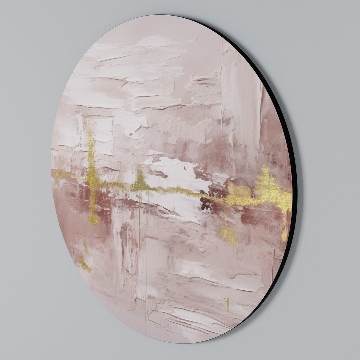 PROSECCO IMPRESSION Arte de pared redondo