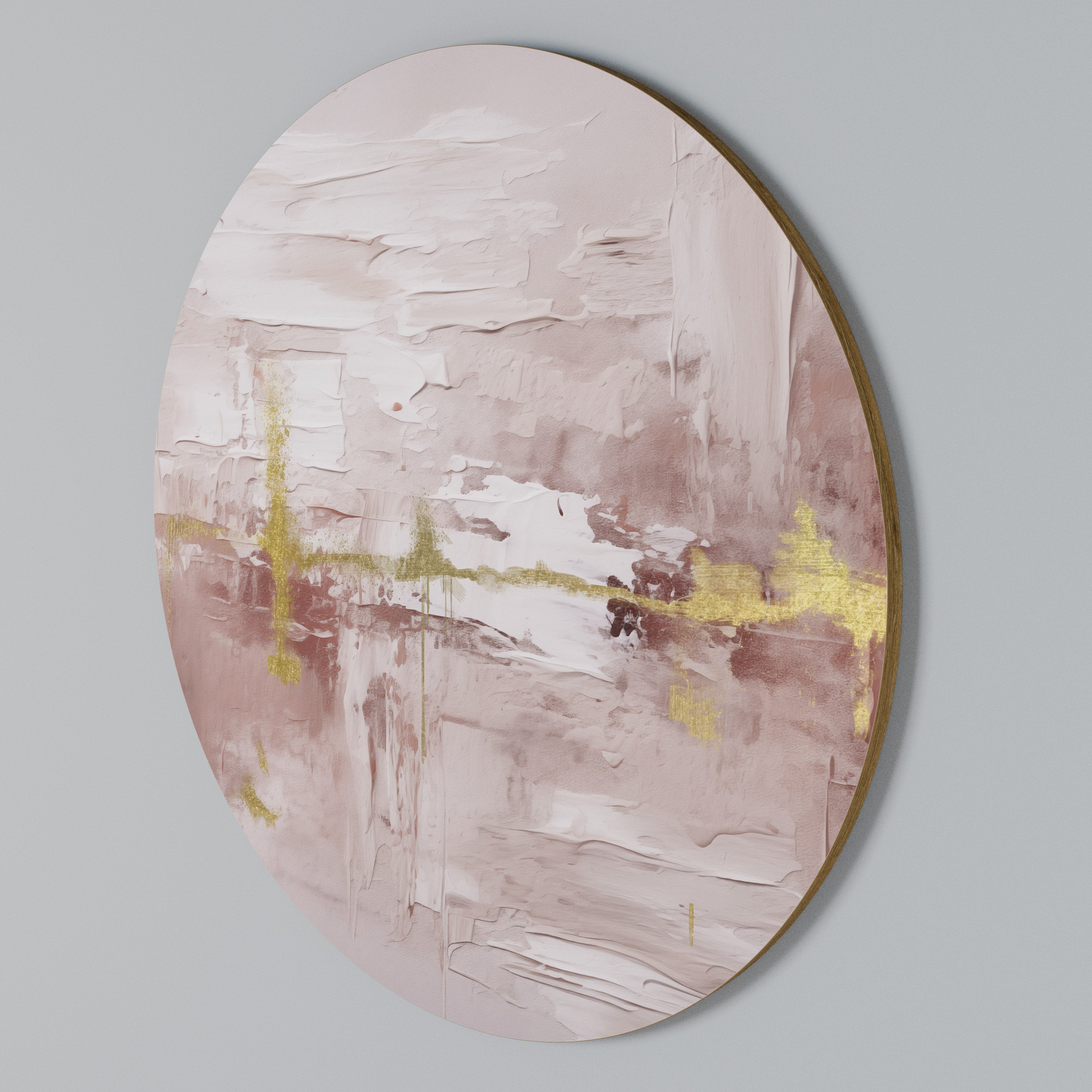 PROSECCO IMPRESSION Round Wall Art
