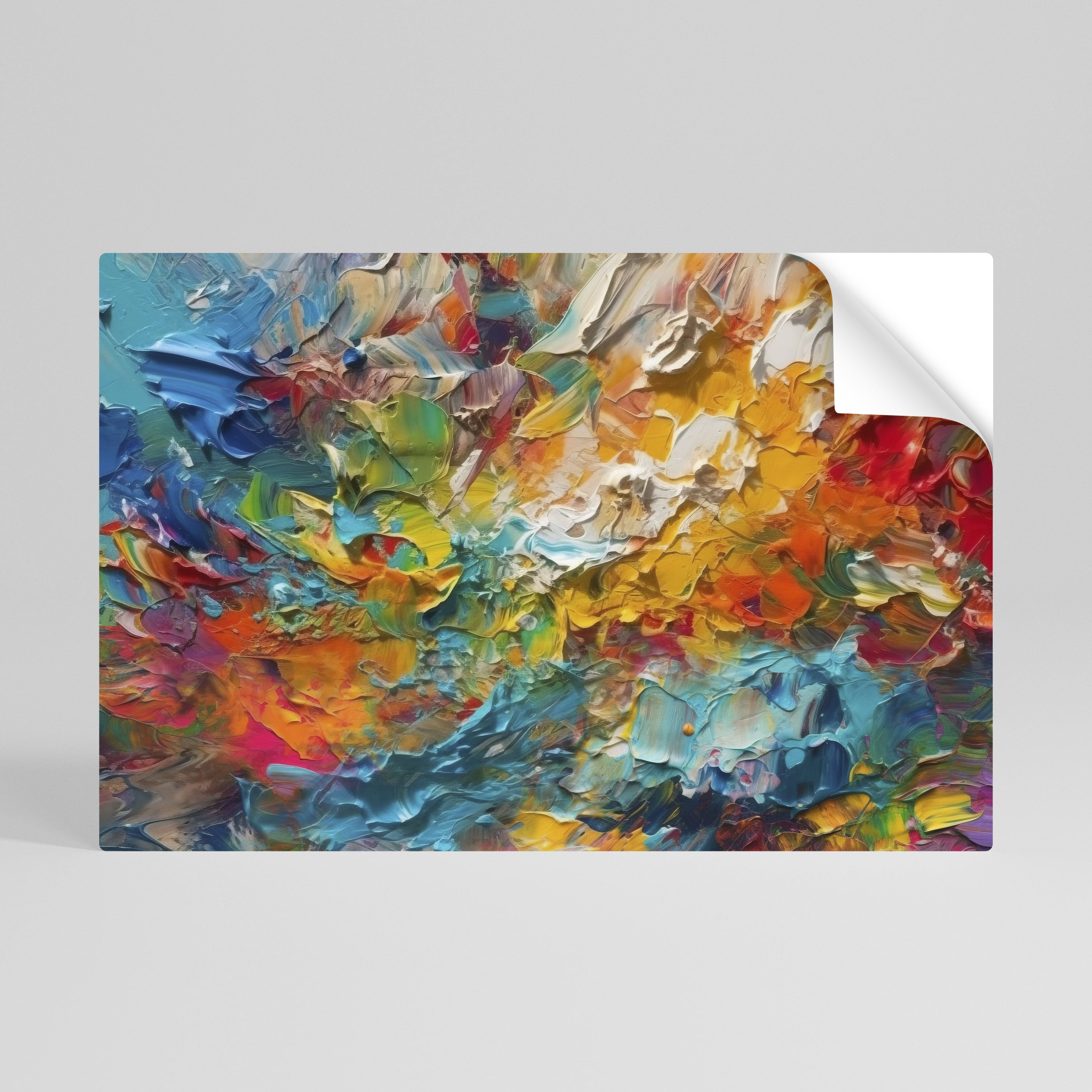 WHISPERS OF COLOR Selbstklebendes Horizontal-Poster