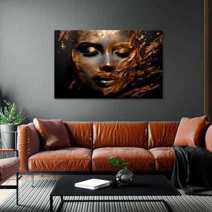 SHIMMERING BEAUTY Cuadro en lienzo horizontal