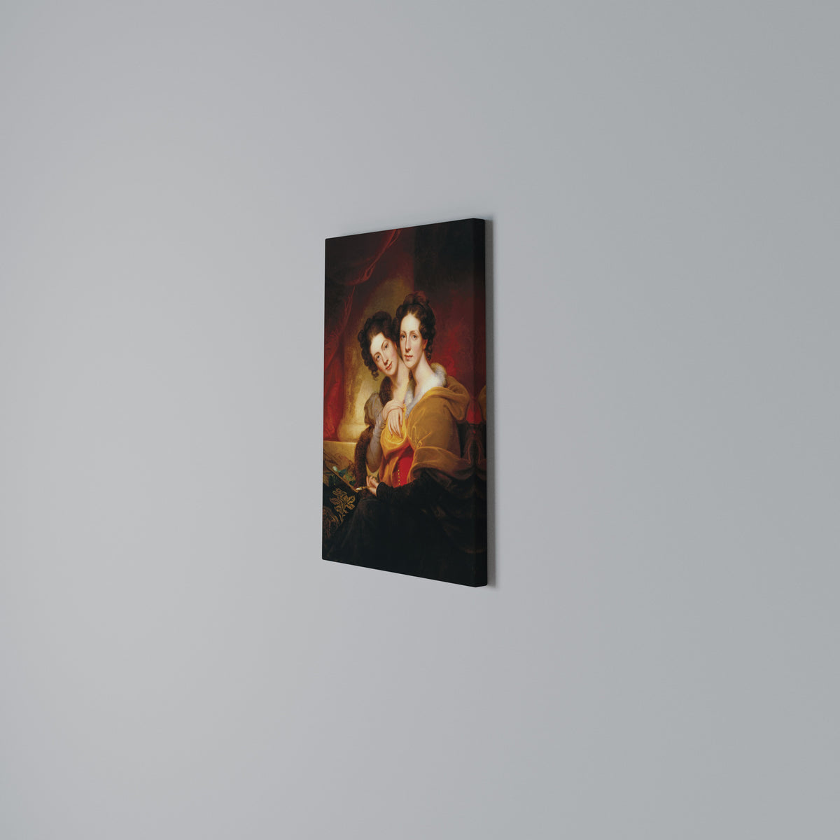 SYMMETRY OF SOULS Vertical Canvas Print