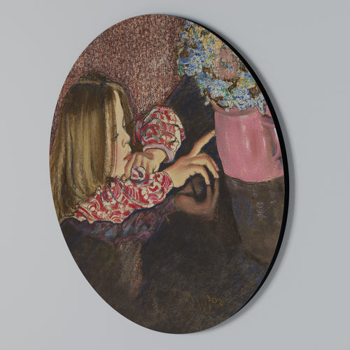 CHILDLIKE WONDER Rund väggdekor