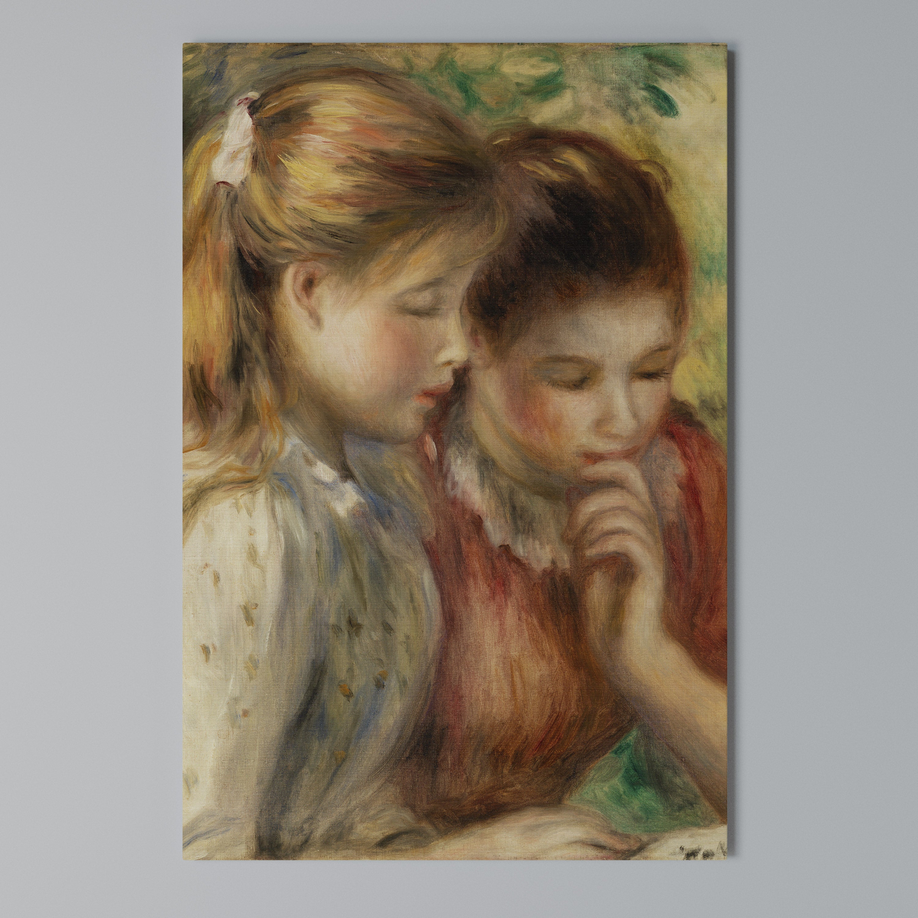 WHISPERS OF FRIENDSHIP Vertical Canvas Print