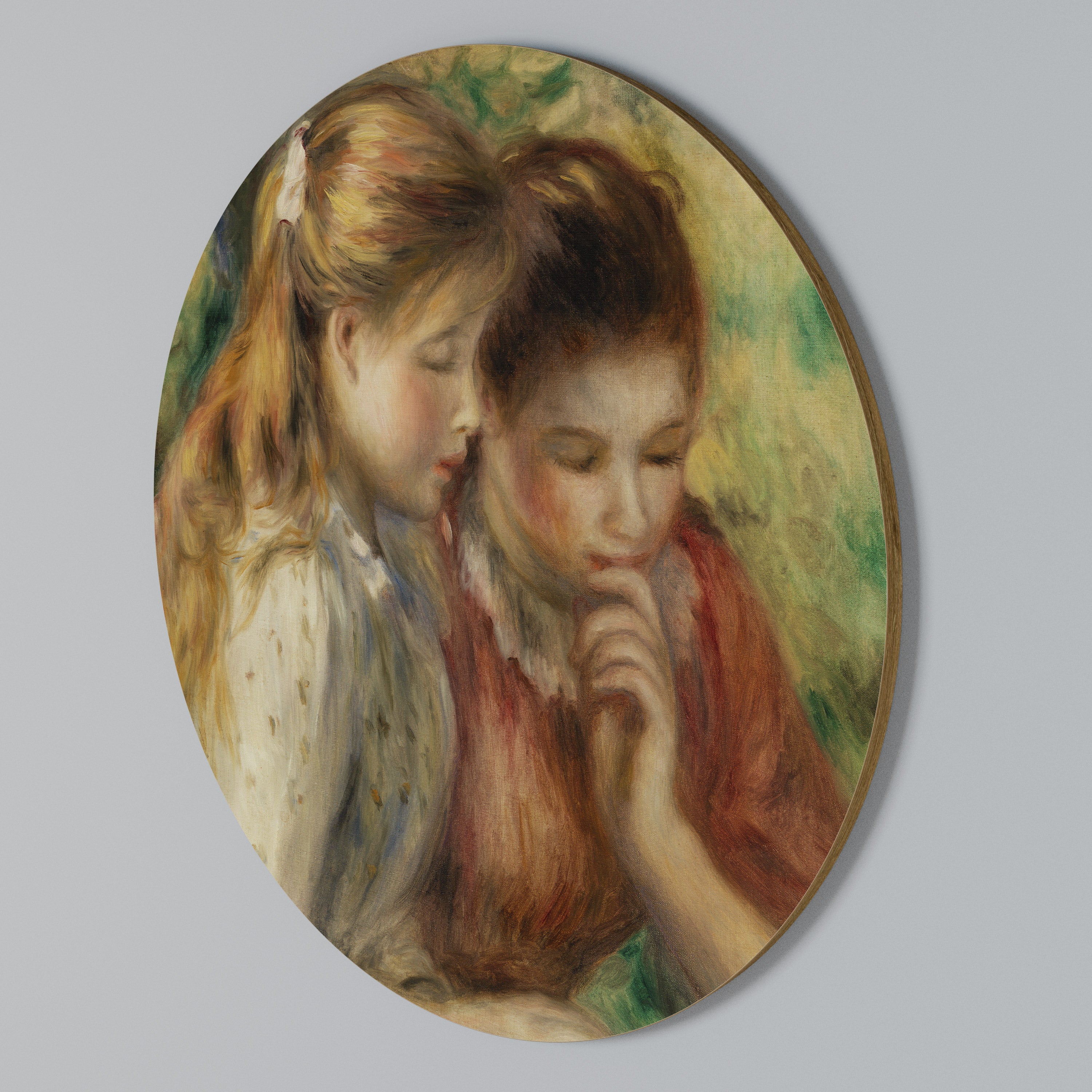 WHISPERS OF FRIENDSHIP Rundes Wandbild