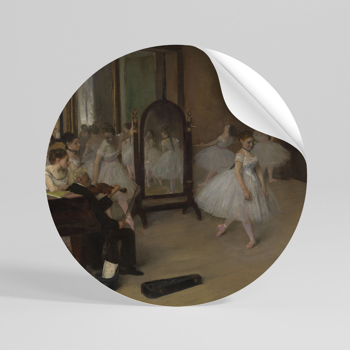 SPIRITS IN TUTUS Vinilo adhesivo redondo