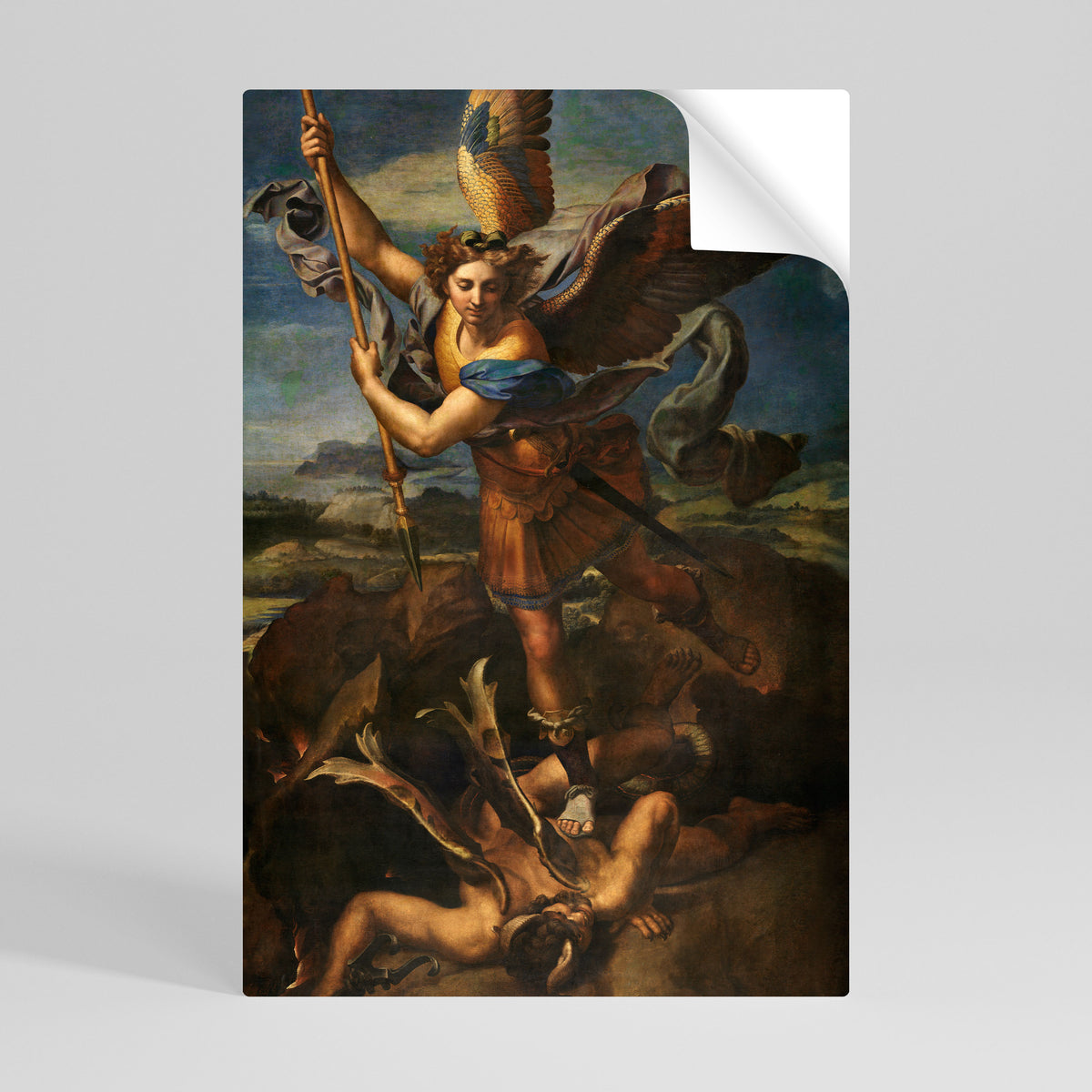 FURY AND FAITH Selbstklebendes Poster - Hochformat