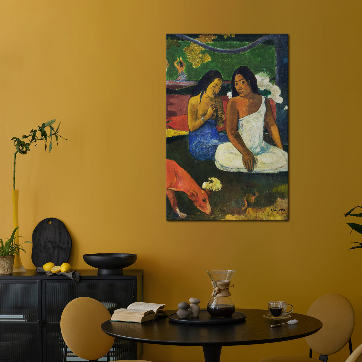 AREAREA BY GAUGUIN Cuadro en lienzo vertical