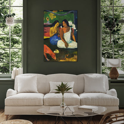 AREAREA BY GAUGUIN Cuadro en lienzo vertical