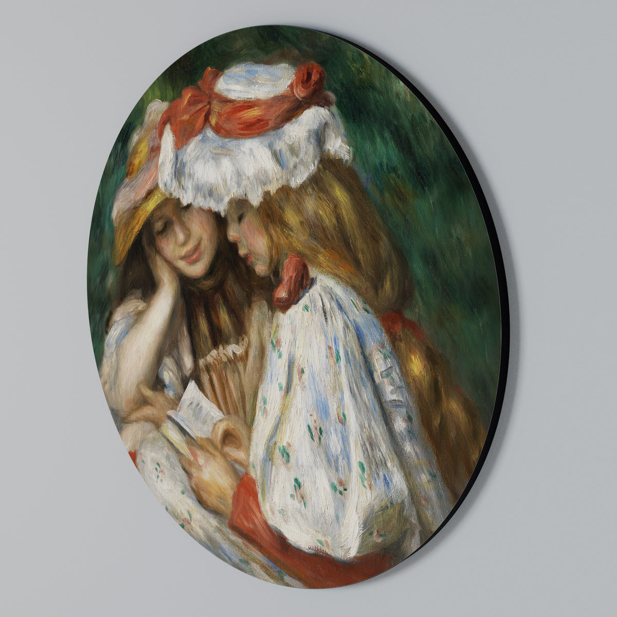 MUSE OF YOUTHFUL DREAMS Rundes Wandbild