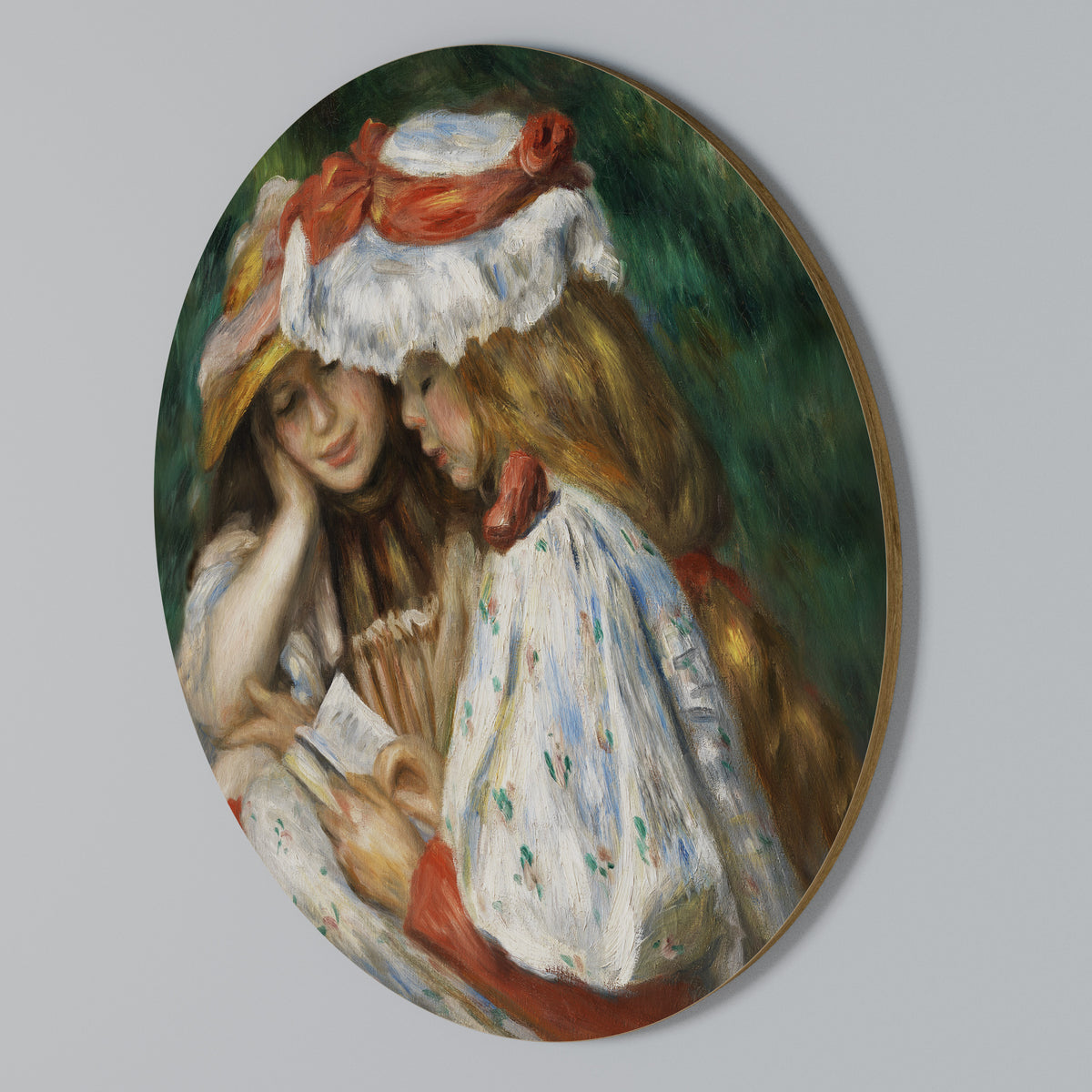 MUSE OF YOUTHFUL DREAMS Rundes Wandbild