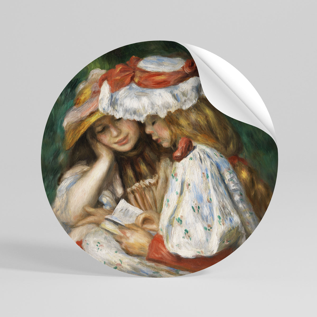 MUSE OF YOUTHFUL DREAMS Αυτοκόλλητη Αφίσα στρογγυλή