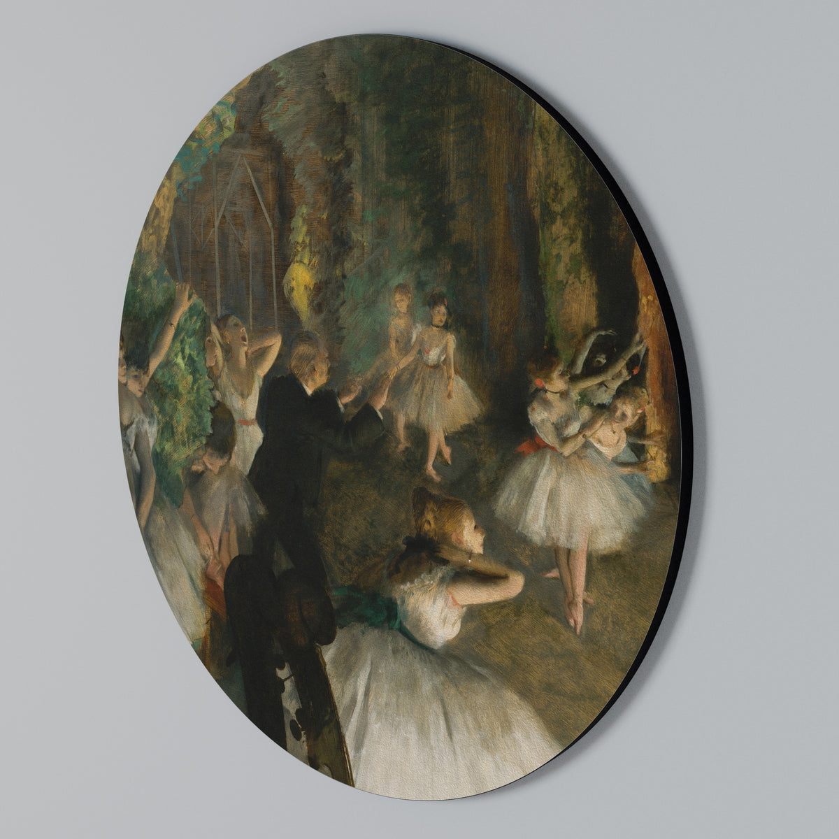 MYSTICAL BALLET REHEARSAL Arte de pared redondo