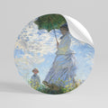 WHISPERS OF SPRING Runder Wandsticker zum Abziehen und Aufkleben