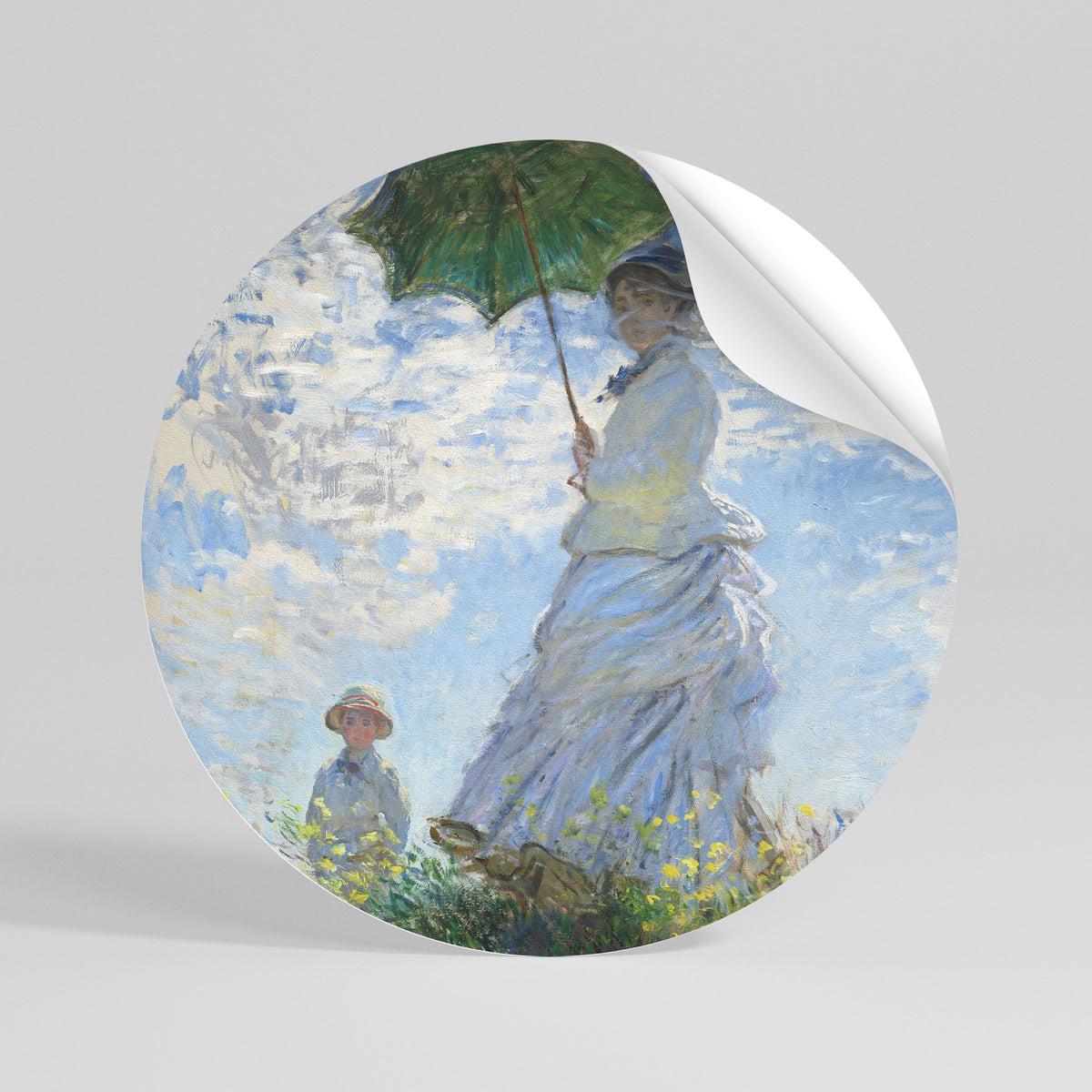 WHISPERS OF SPRING Vinilo adhesivo redondo