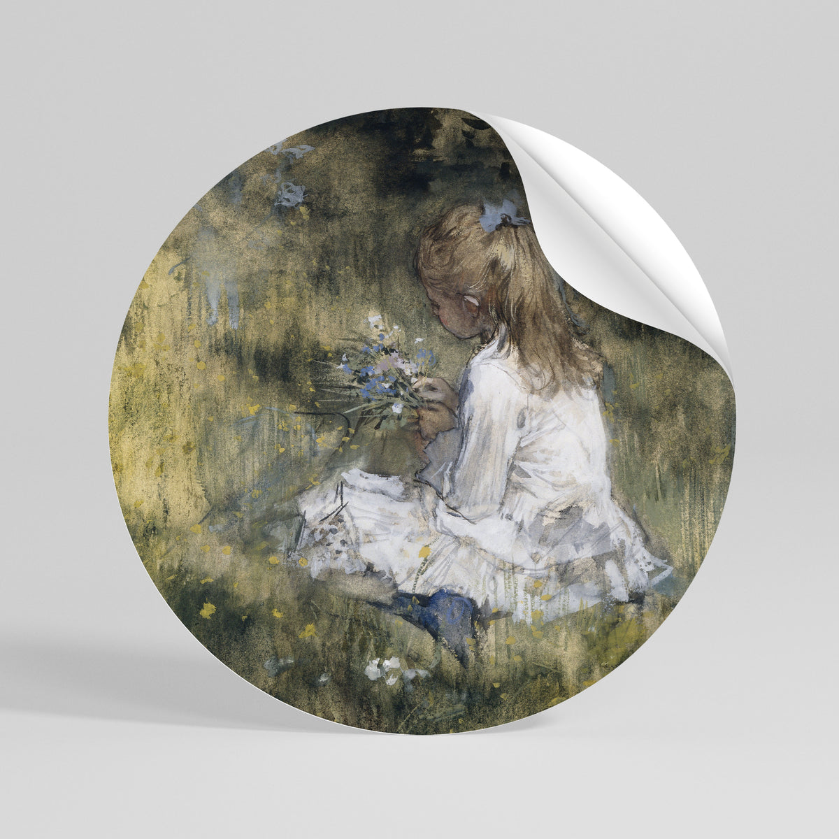 GATHERING SERENITY Vinilo adhesivo redondo