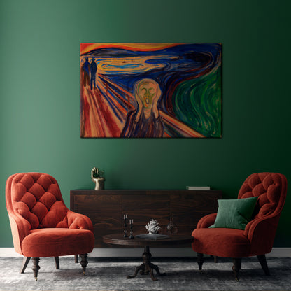 THE SCREAM Horizontal Canvas Print