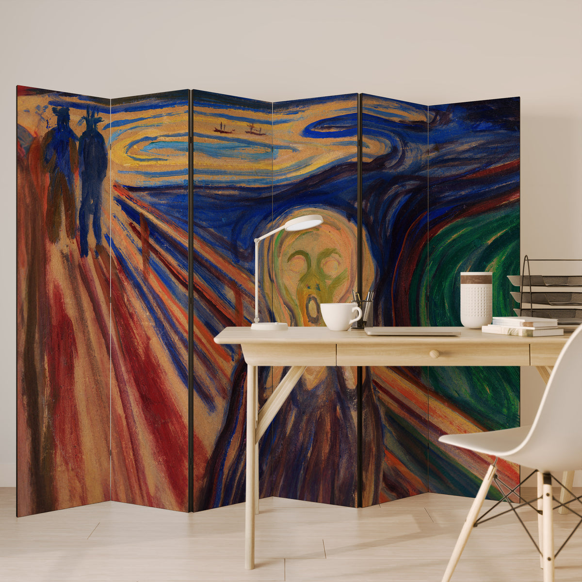 THE SCREAM Rumsavdelare 6 paneler