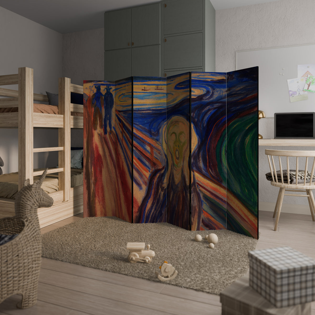 THE SCREAM Rumsavdelare 6 paneler