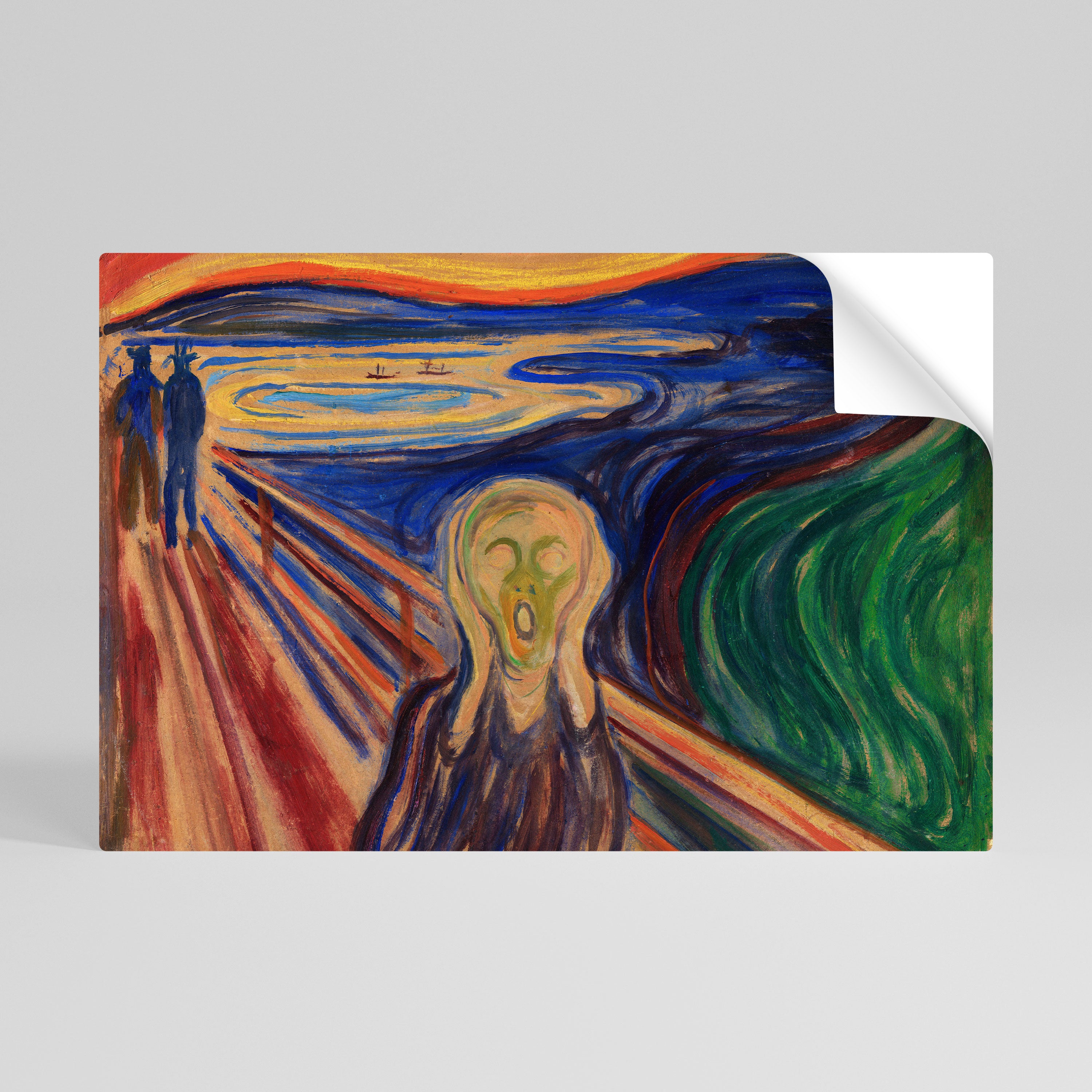 THE SCREAM Peel and Stick Horizontal Poster