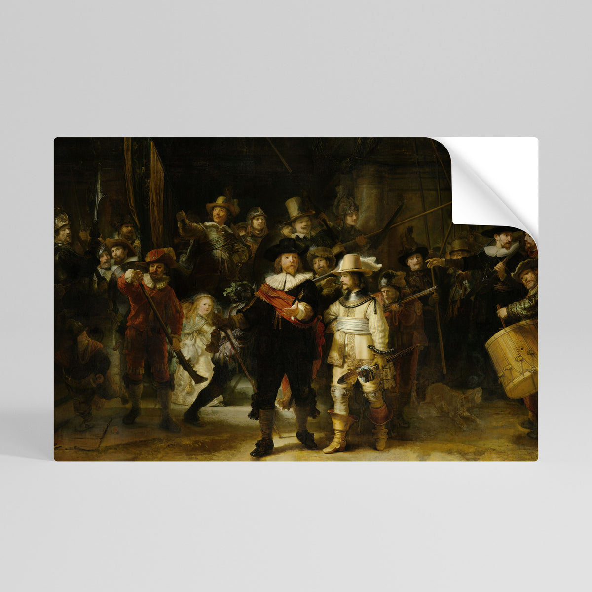 NIGHTWATCH TRIBUTE Αυτοκόλλητη Αφίσα οριζόντια