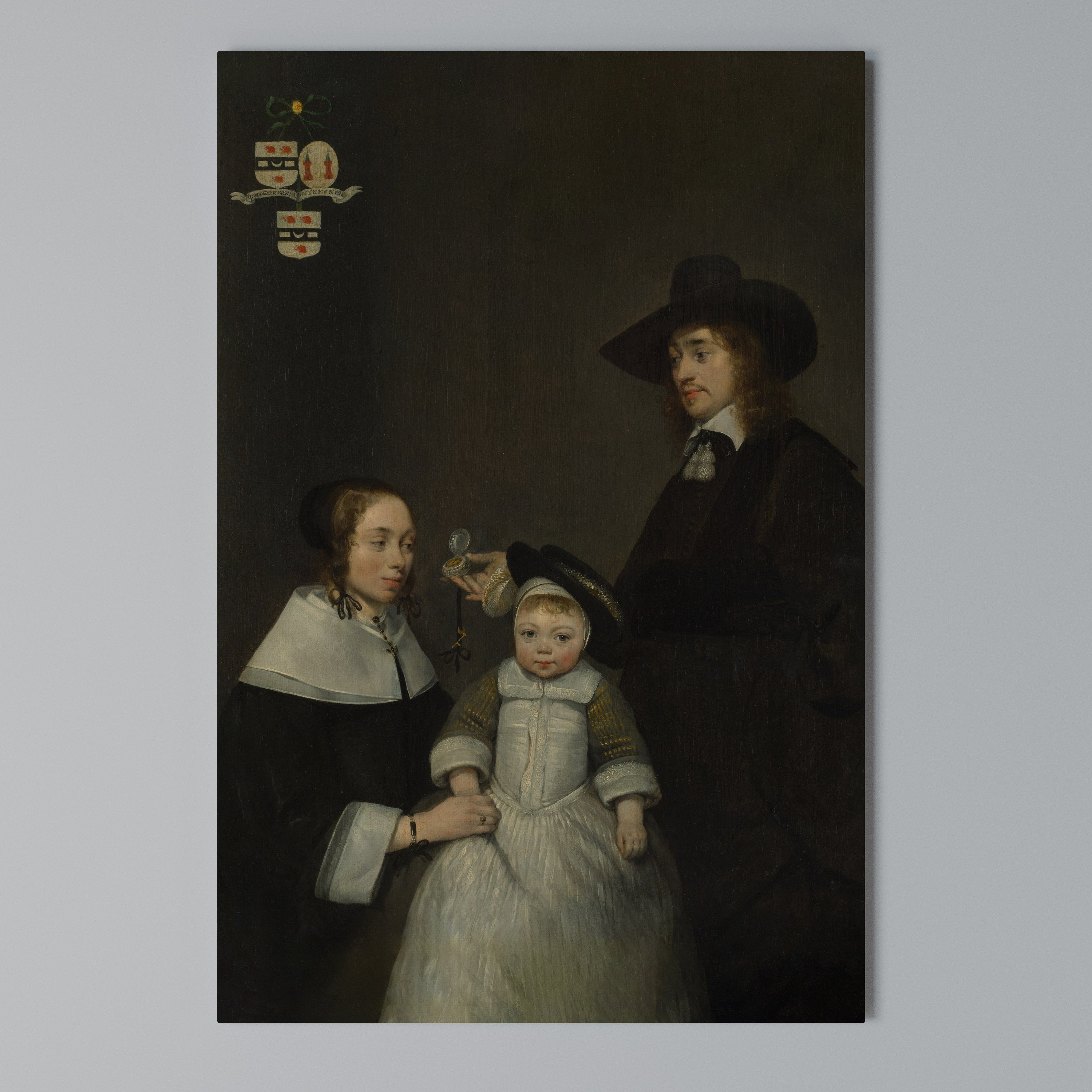 CHERISHED MOMENTS EMBRACED Vertical Canvas Print