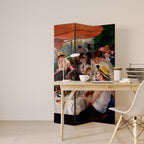 LUNCHEON OF THE BOATING PARTY Dekorativ rumsavdelare – 3 paneler