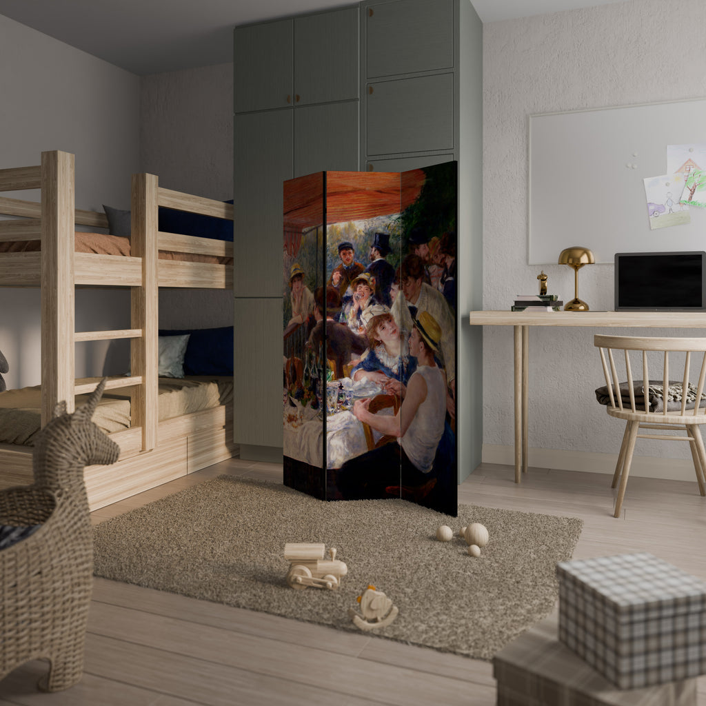 LUNCHEON OF THE BOATING PARTY Dekorativ rumsavdelare – 3 paneler