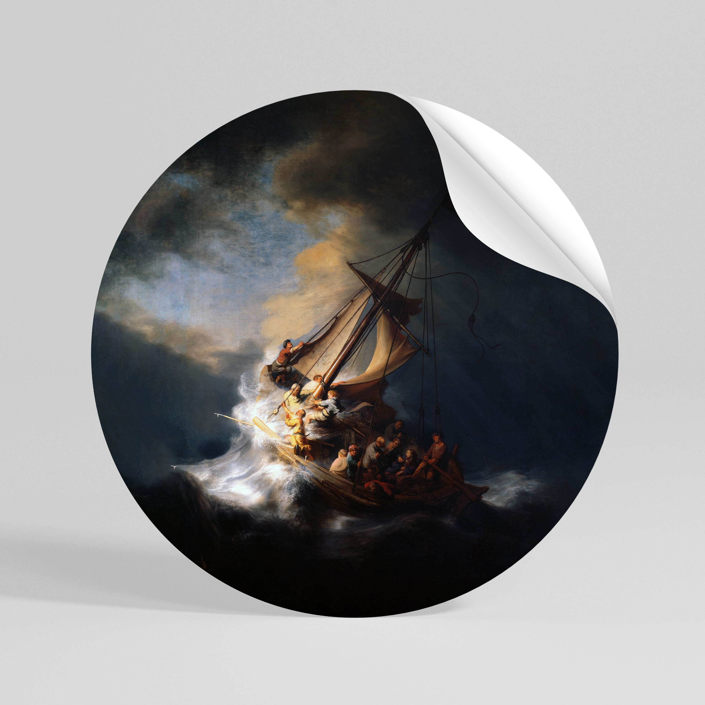 STORM OF HEROES Adesivo rotondo riposizionabile