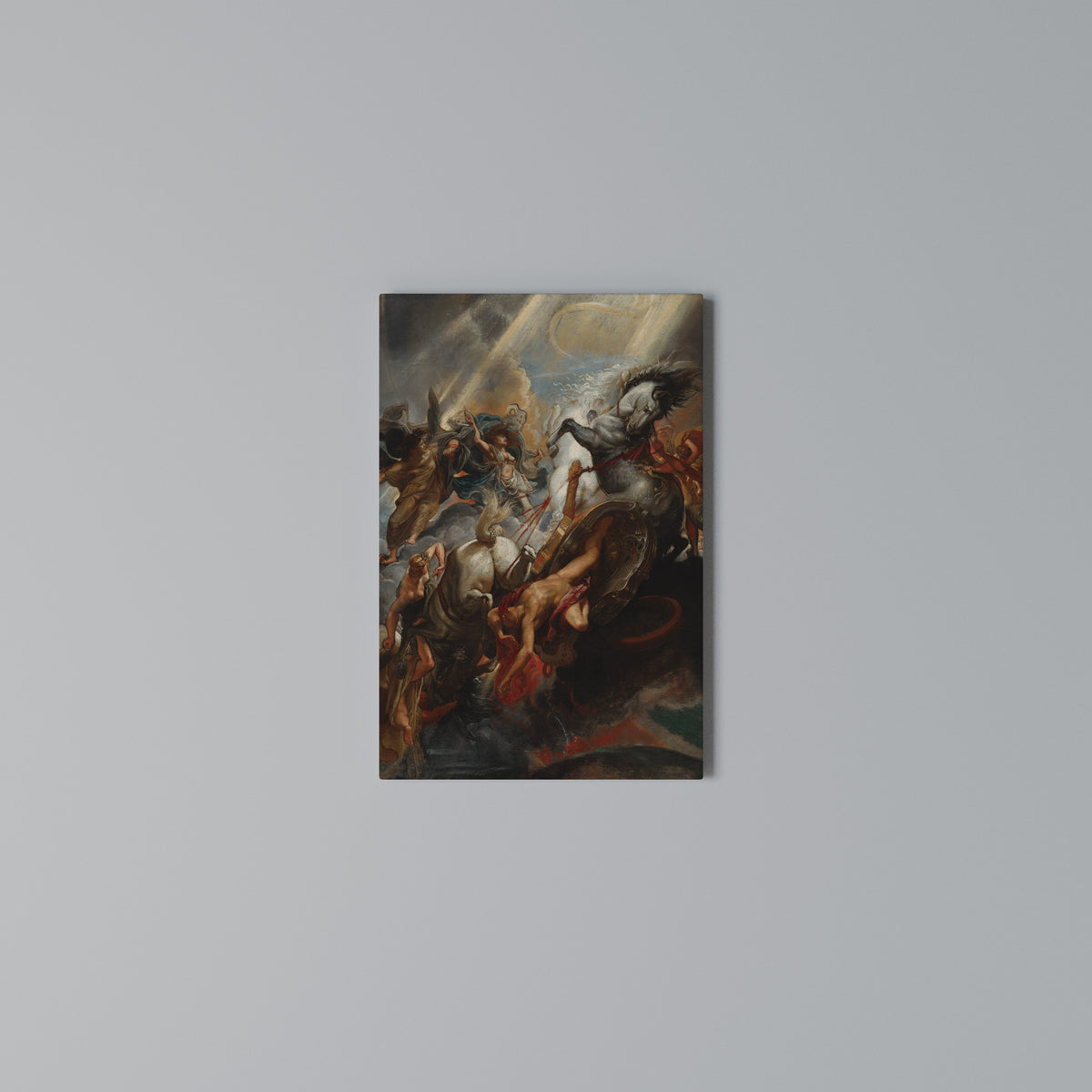 FURY IN MOTION Vertical Canvas Print