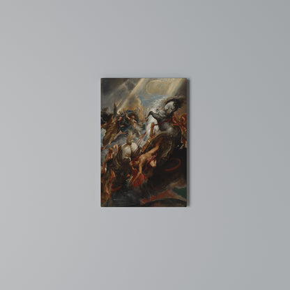 FURY IN MOTION Quadro em tela vertical