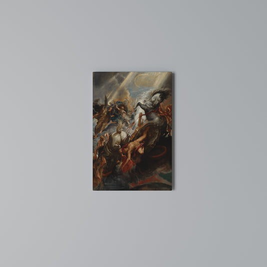 FURY IN MOTION Vertical Canvas Print