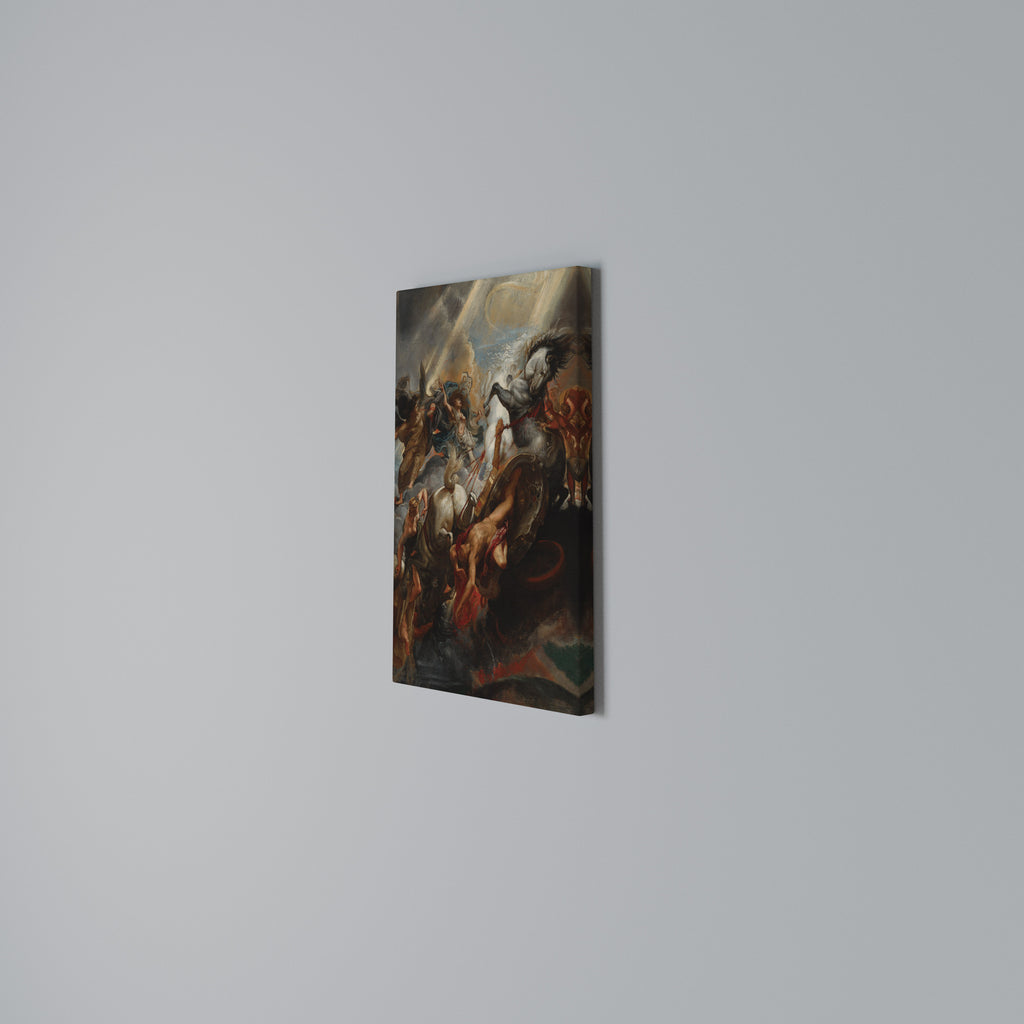 FURY IN MOTION Vertical Canvas Print
